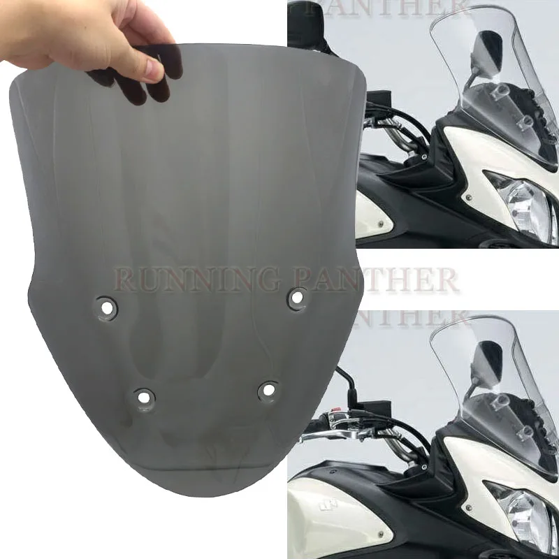 

Motorcycle For Suzuki DL650 DL 650 2012-2016 Windshield Windscreen Accessories Double Bubble Acrylic Smoke