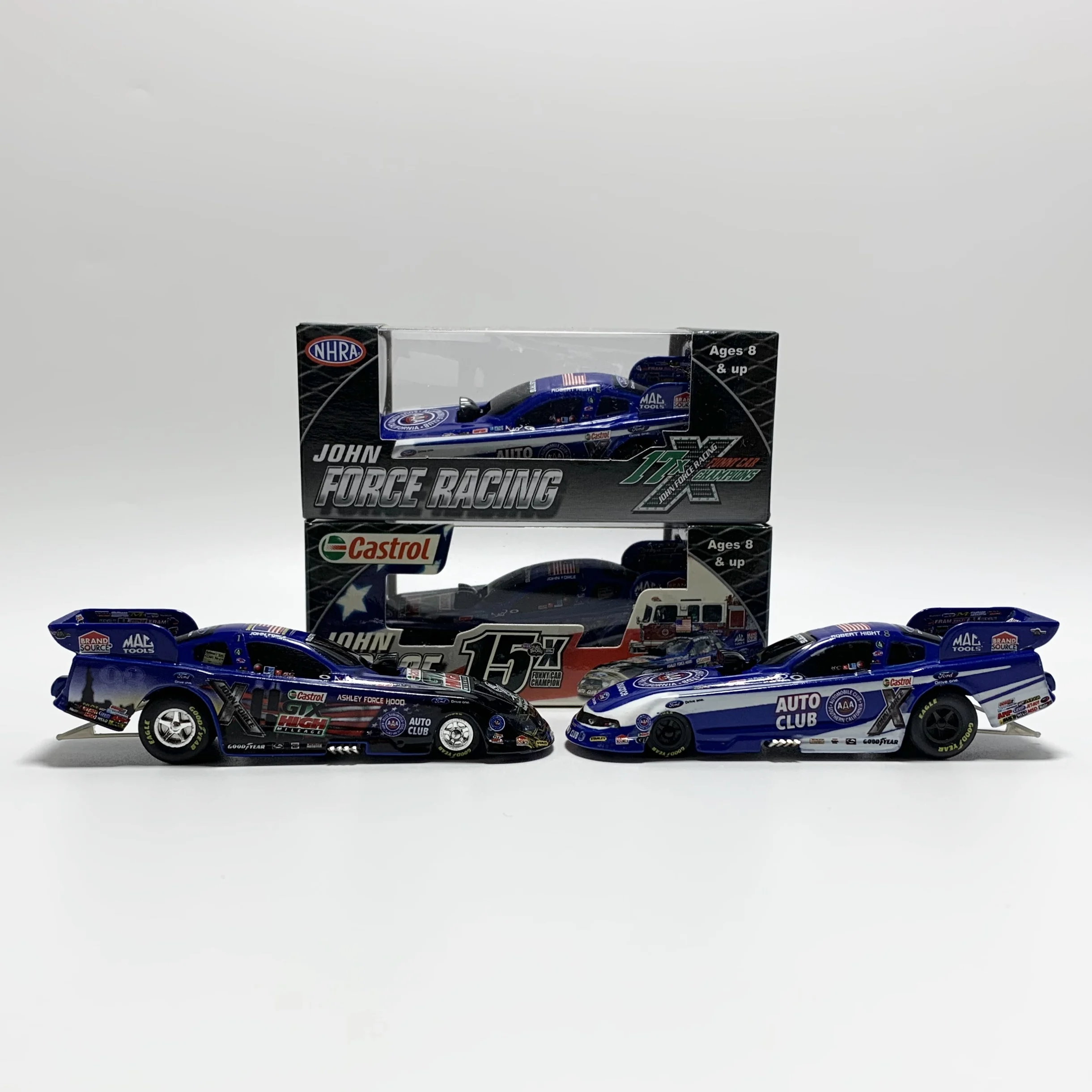 SALE  ACTION 1:64 JOHN FORCE RACING AUTO CLUB Funny Car champions  collection of die-cast alloy car models toys