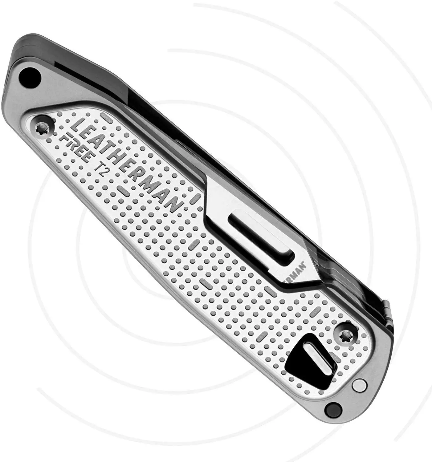 LEATHERMAN - FREE T2 Multitool and EDC Pocket Knife with Magnetic Locking and One Hand Accessible Tools