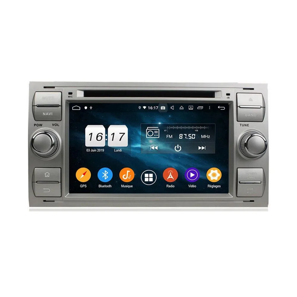 

7" 2 Din 8 Core Android 12 Car Radio For Ford FOCUS Mondeo S-MAX C-MAX Galaxy Fiesta Form Multimedia Player 4+64G DSP DVD