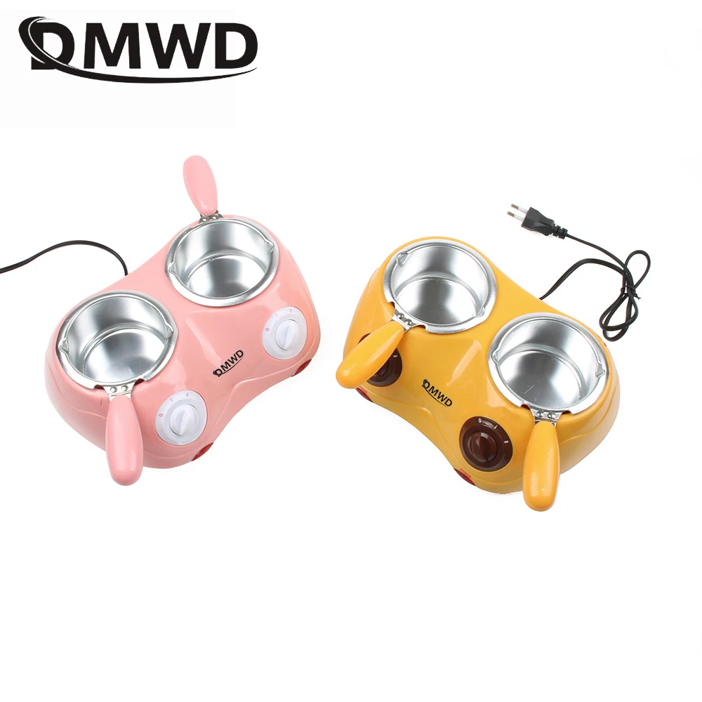 DIY Electric Candy Melting Pot Fountain Machine Essential Oil Handmade Soap Melter Heater Hot Chocolate Fondue Maker Stove EU US