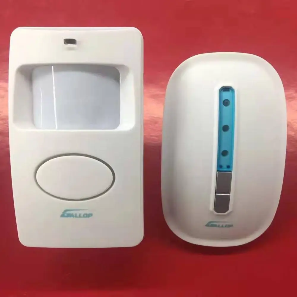 Wireless Infrared PIR Doorbell Entry Welcome Chime Motion Detector Wireless Motion Alarm  Sensor