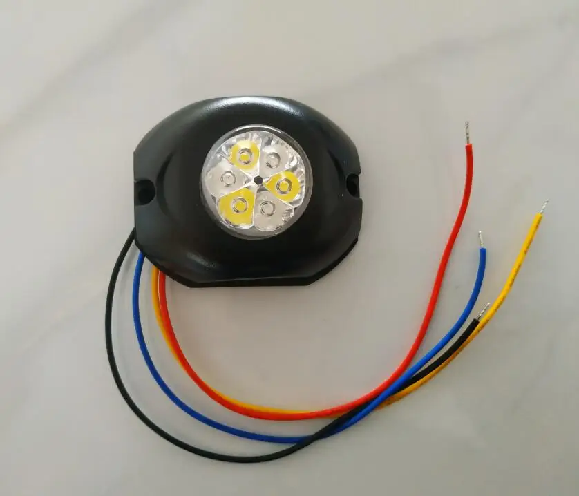 LED車の点滅ライト,6LED,5W,警告灯,点滅ライト,防水