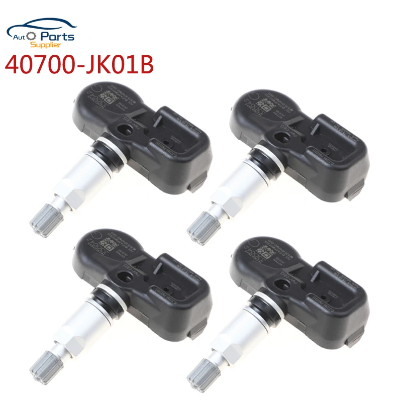 

New 4Pcs/Lot 40700-JK01B 40700JK01B TPMS Tire Pressure Sensor For NISSAN 370Z CUBE JUKE MURANO ROGUE