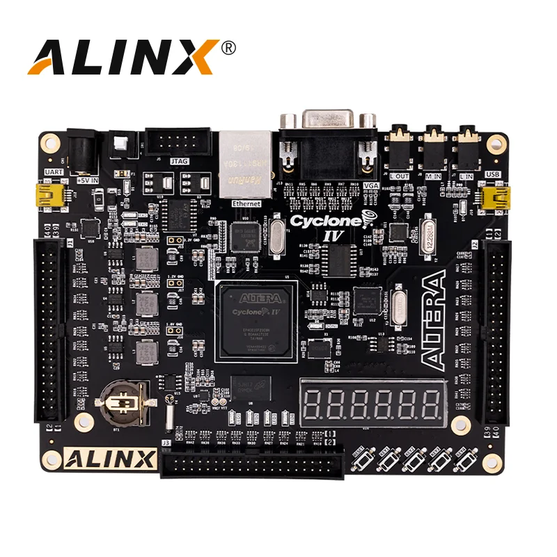 Imagem -06 - Alinx Ax530: Alternatia Nios Cyclone iv Ep4ce30f Placa de Desenvolvimento Fpga Gigabit e Ethernet Usb