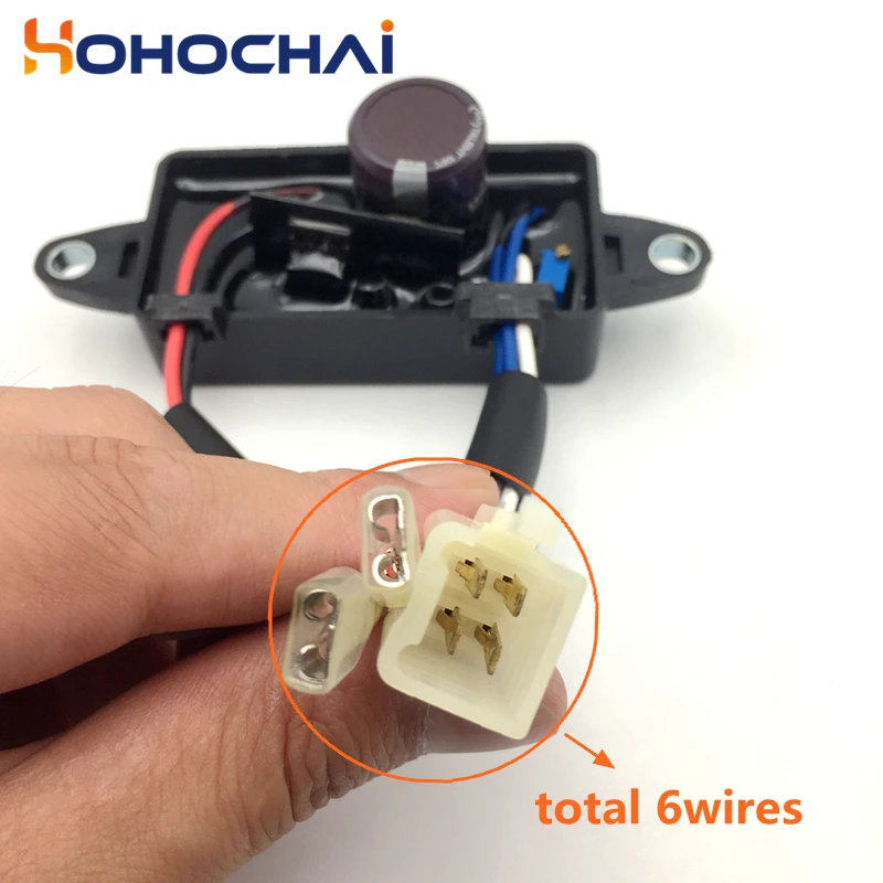 Gtdk-ガソリン発電機,AVR2.5-1 V,250 uf,6線式,単相電圧レギュレーター,220 kW,2.5kw用