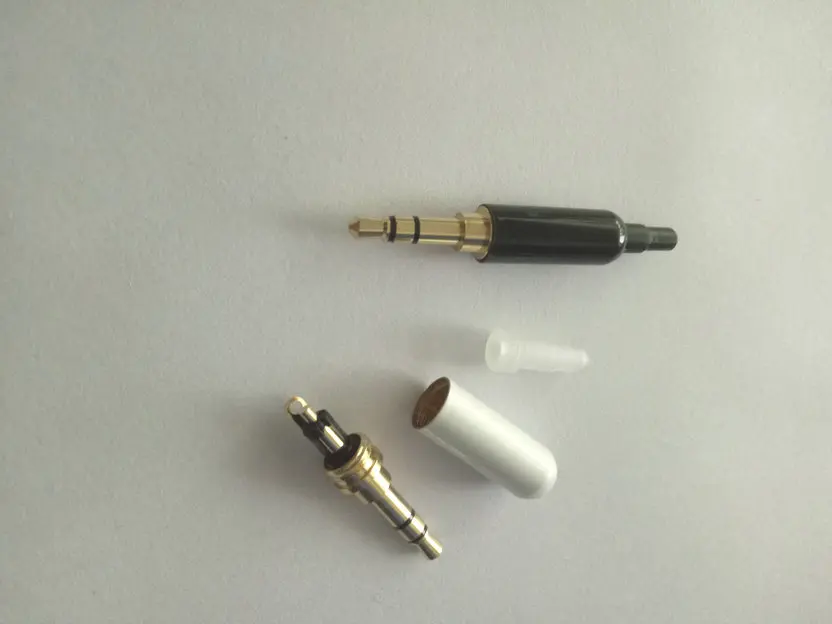 

100pcs brass 3.5mm Stereo Male Audio Cable Connector DIY Selling