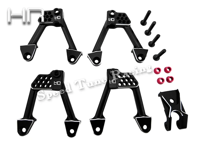 Hot Racing aluminum front and rear shock towers (hoops) for the Axial SCX10 II 90046 90047