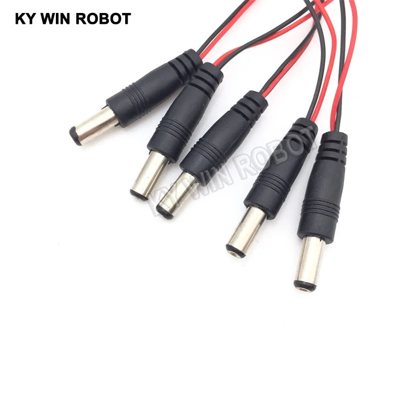 5 Chiếc Thử Nghiệm Pin 9V Tích Tắc Cáp Nguồn Vào DC 9V Kẹp Dây Chuyền Nam Adapter Cho Arduino bài UNO R3 DIY Kết Nối Jack Cắm