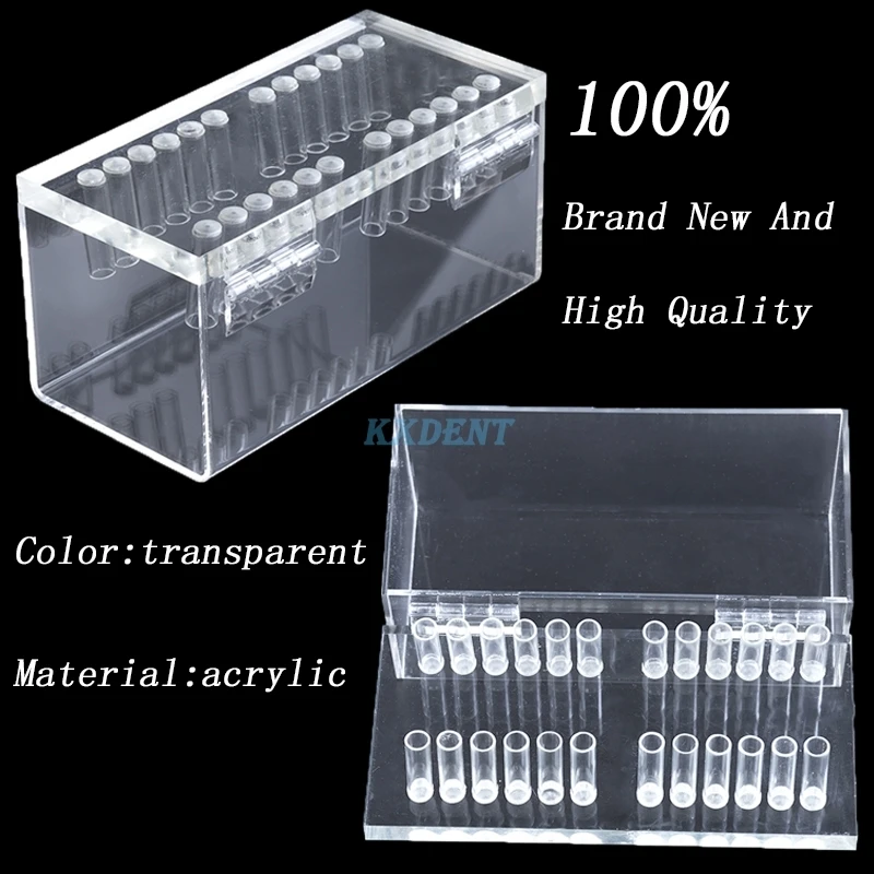 Dental Arch wires Case Orthodontic Round/Rectangular Dental Acrylic Organizer Holder Dentistry lab Tools Holder