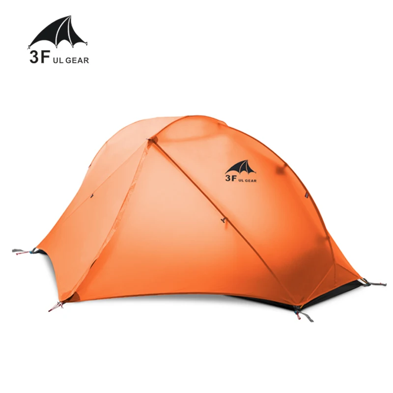 Imagem -02 - Gear-silicone Camping Tent Dupla Camada 15d Ultraleve Caminhadas Viagem com Esteira à Prova Dágua 34 Temporada Pu5000 Mais 3f ul