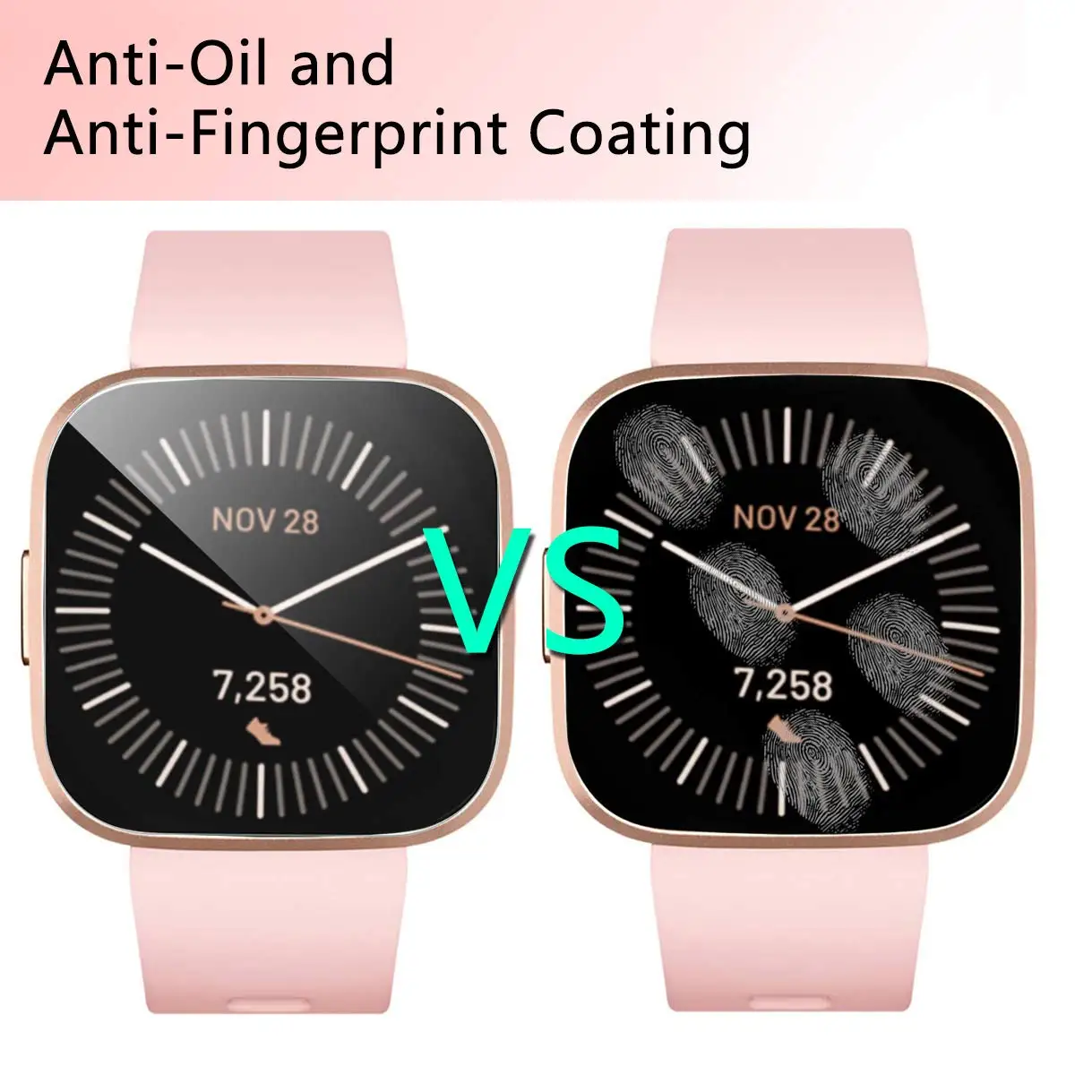 Hidrogel macio para fitbit, protetor de tela tpu para versa 2, cobertura máxima anti-bolha, filme tpu flexível para versa 2