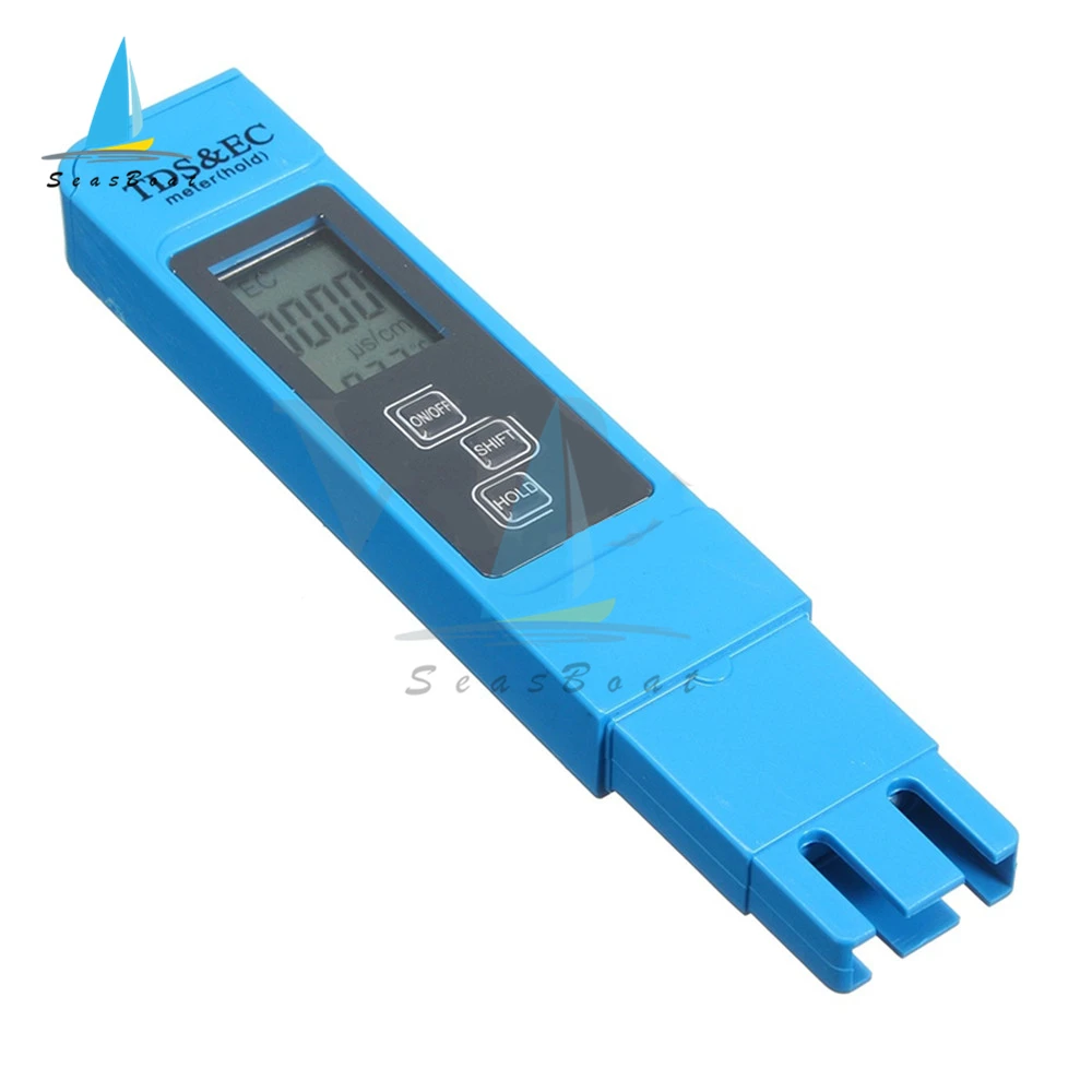 3 in 1 Digital TDS/EC Temperature Meter Tester Thermometer Pen Conductivity Water Quality Measurement Tool 0-9990ppm