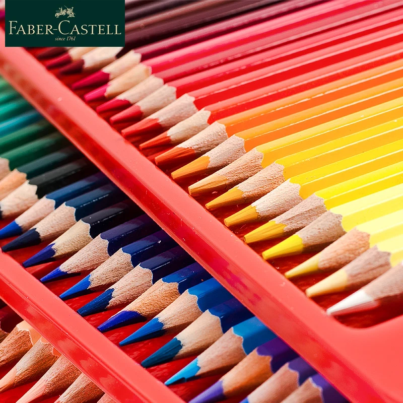 

Faber Castell 36/48/72/100 Colors High Quality Colored Pencils School Wooden Pencils Gift Art School Stationary Supplies 115748