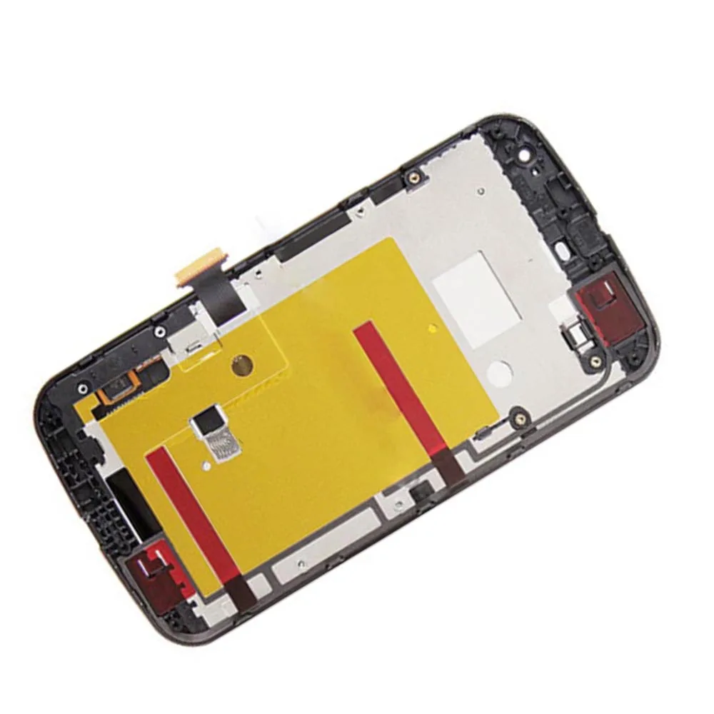 Tested Full Working LCD For Motorola Moto G2 XT1063 XT1064 XT1068 XT1069 LCD Display Touch Screen Digitizer Assembly With Frame