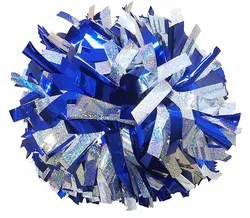 Cheerleader Cheerleader Cheerleader Cheerleader Pom Poms, Lazer, Metálico, Holográfico, Plástico, 1 Pc, Preço de Atacado