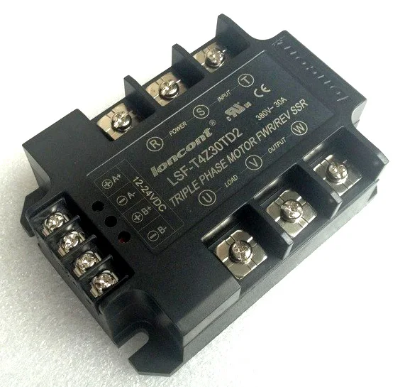 

Intelligent Three-phase AC Motor Forward and Reverse Solid State Relay Module 30A