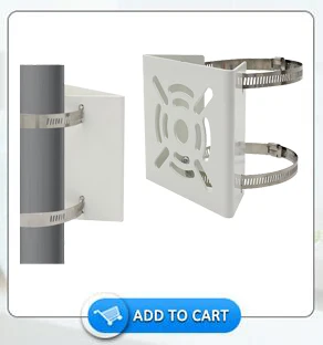 I-Type White Universal Monitoring Telescopic Bracket Bullet Security CCTV Camera Ceiling Mount Bracket Vertical Hoisting Support