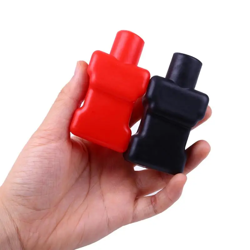 Universal Car Battery Terminals Cap Negative Positive Terminal Covers Protector Replacement Car Battery Car Accessories