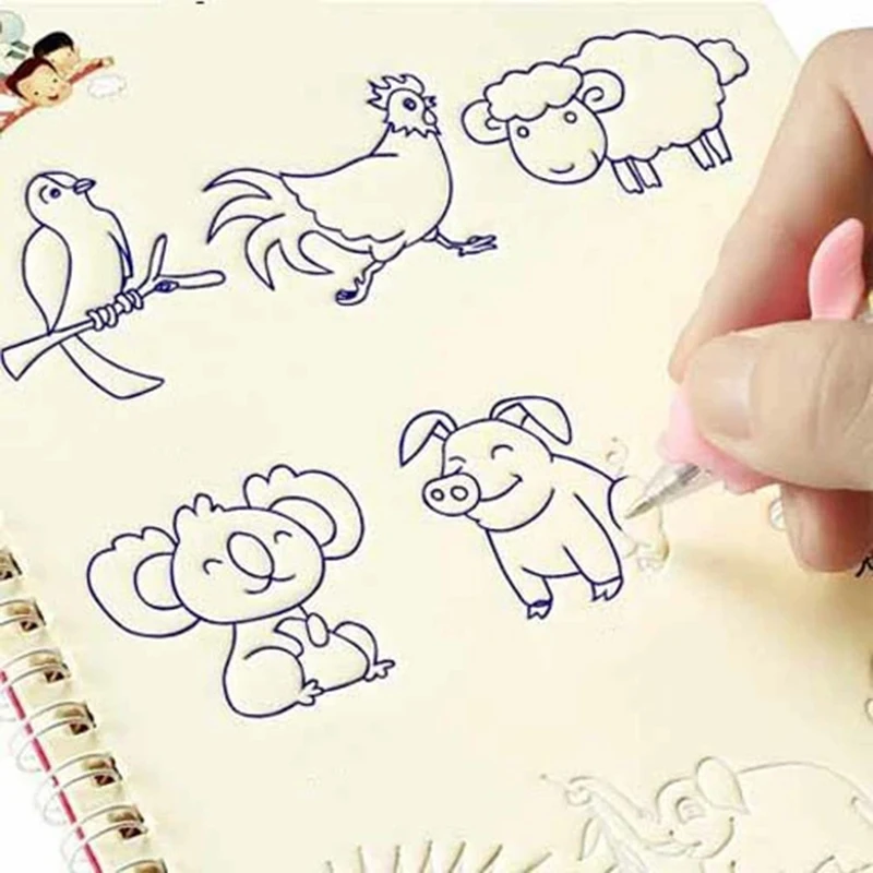 2021 New Magic Calligraphy That Can Be Reused Handwriting Copybook Set for Kid Calligraphic Letter Writing for School