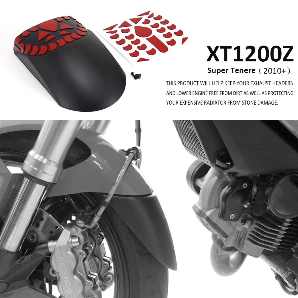 

For Yamaha XTZ1200 XTZ 1200 XT1200Z XT 1200 Z Super Tenere 2010 - Motorcycle Front Mudguard Fender Rear Extender Extension