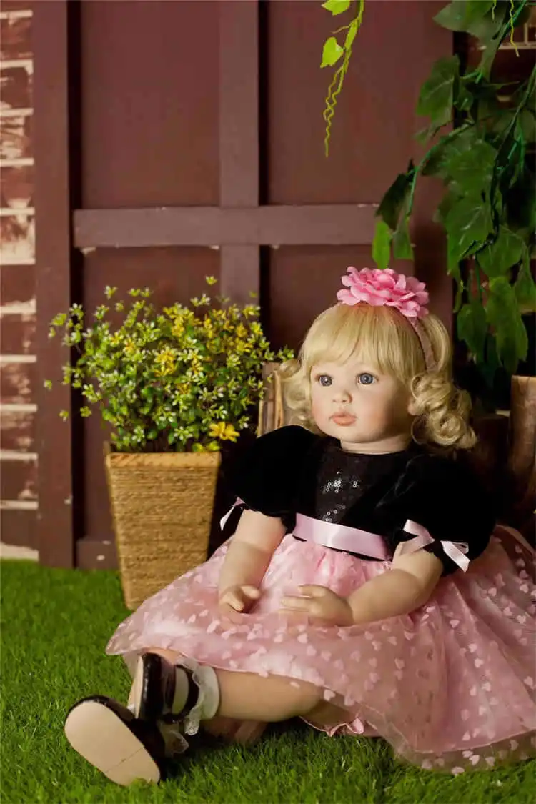 

bebe doll Simulation and lovely princess hair doll, gifts, photography props