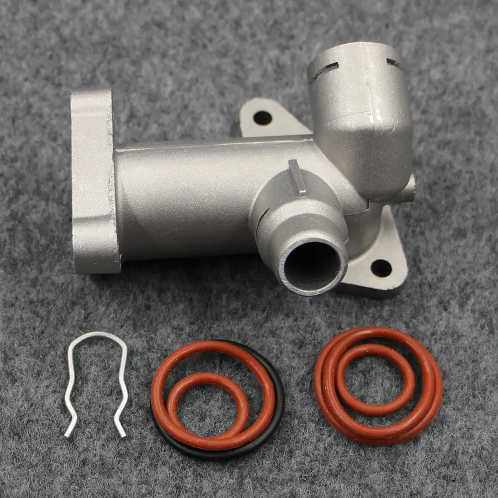 Pasuje do Passata B5 1.8 1.8T Złącze rury wodnej głowicy cylindrów silnika Trójnik i złącze czterokierunkowe aluminium 058 121 133 058121133
