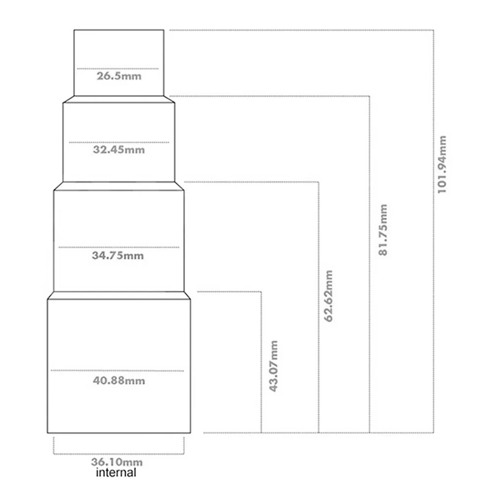 Convertitore adattatore per tubo flessibile universale per aspirapolvere 1/2/4pc aspirapolvere a 4 strati/5 strati 25mm 30mm 34mm 35mm accessori per