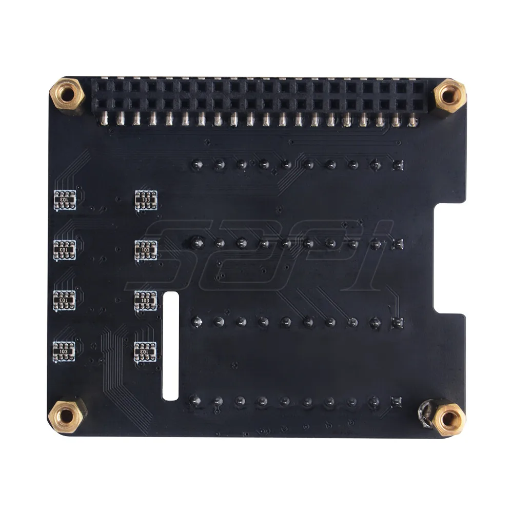 Placa de extensión de expansión para Raspberry Pi 4 GPIO, tornillo de Terminal, sombrero para Raspberry Pi 2B/3B/3B +/Zero W, pantalla de matriz LED