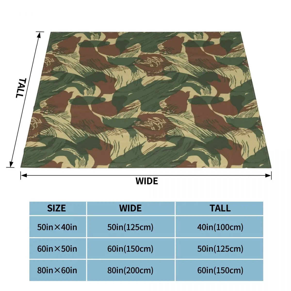 Rhodesian Brush Stroke kamuflaż koc koral polar lato wojskowy oddychający Super miękki rzut narzuta na kanapę sypialnia