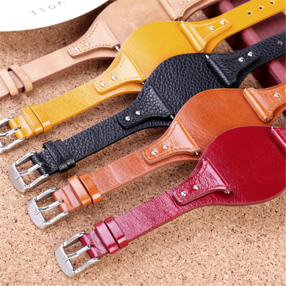 18mm Watch Strap for Fossil ES4114 ES4113 ES3625 ES3616 ES3838 ES4045 Soft Women Genuine Cowhide Leather Wrist Bracelet Band