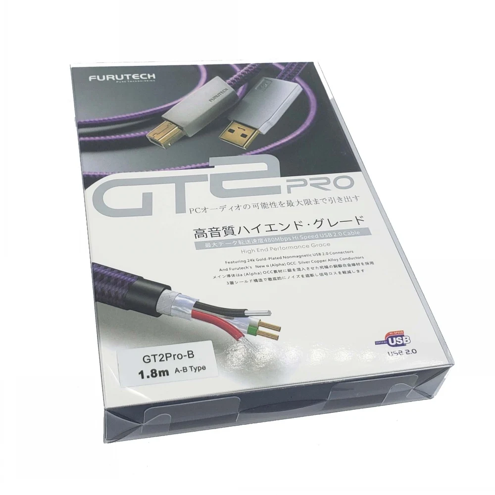 ハイエンドfurutech GT2Pro-BオーディオグレードusbケーブルA-Bタイプ ハイエンドfurutech GT2Pro-BオーディオグレードusbケーブルA-Bタイプ
