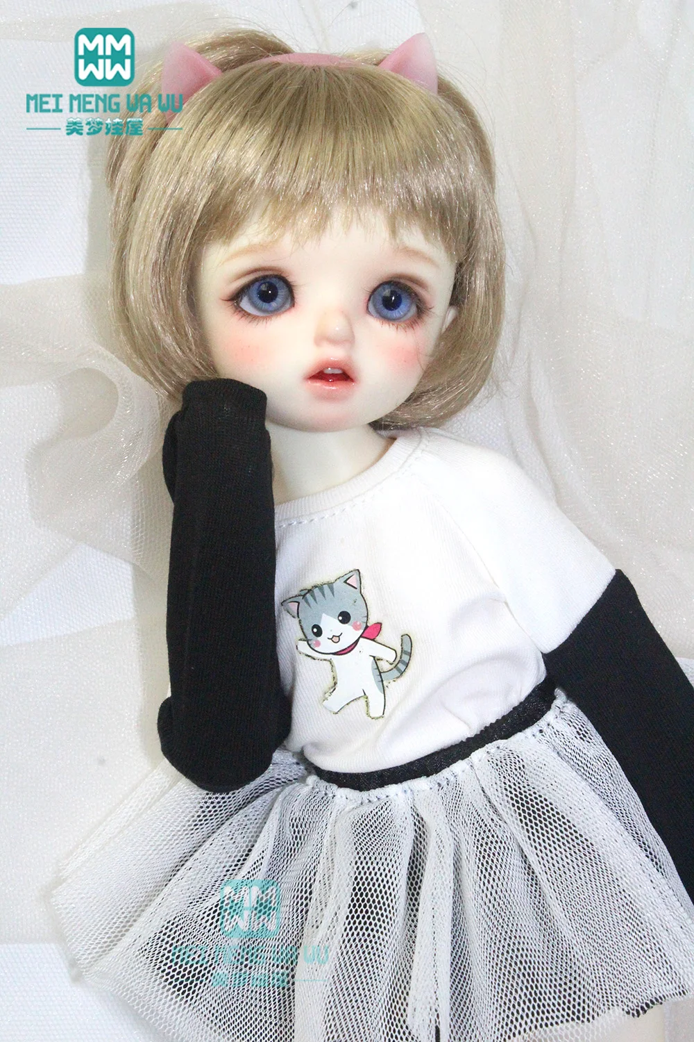 BJD dolls accessories clothes for doll fits 27cm-30cm 1/6 MYOU YOSD bjd dolls Cute and stylish three-piece, shoes