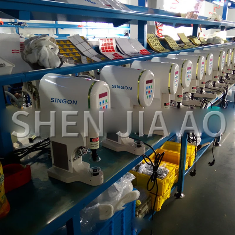 1PC 818 Electric Control Buckle Machine Big White Buckle Four Button Buckle Device Tool Computer Direct Drive Buckle Machine