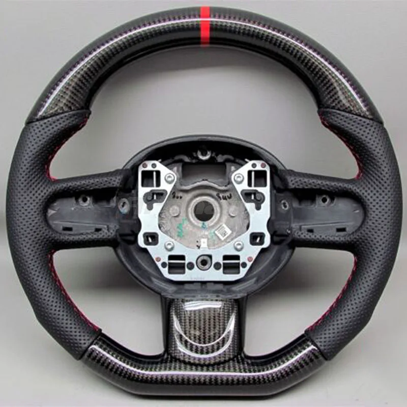 High Quality Customized Carbon Fiber Steering Wheel For BMW MINI Mini Cooper S R56 R58 R57 R61 R59 Coupe No Paddles Shifter