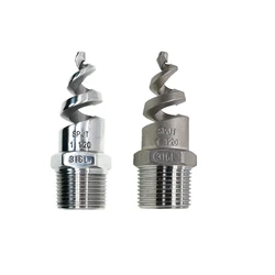 1/4'' - 2'' Spiral Cone Atomization Nozzle Spray Sprinkler 316 Stainless Steel Male Thread Water Pipe Fitting Joint Connector