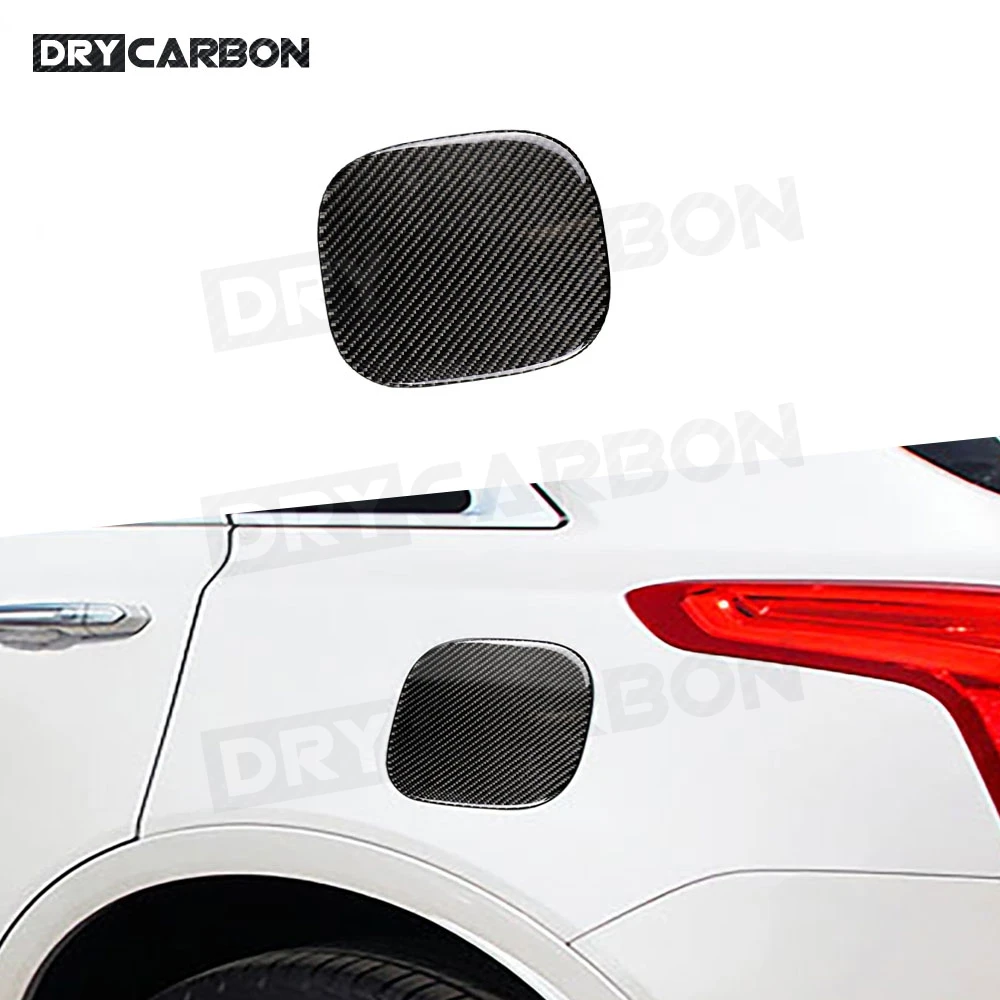 

Fuel Tank Cap Cover Carbon Fiber Sticker Trim Auto Round Lid Potection Round Lid Car for Cadillac XT5 2016-2019 1Pc