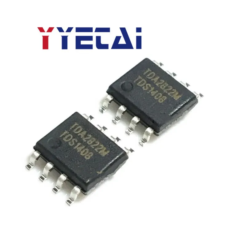 50PCS New TDA2822 TDA2822M Power Amplifier (3-15V) SOP8 Patch 8 Pins