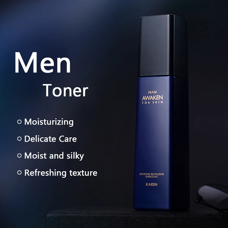 Tónico para hombre, reduce los poros, rehidratación, humedad, compacto, promueve el Control de aceite, suero refrescante antienvejecimiento, cuidado de la piel Facial, 130ml