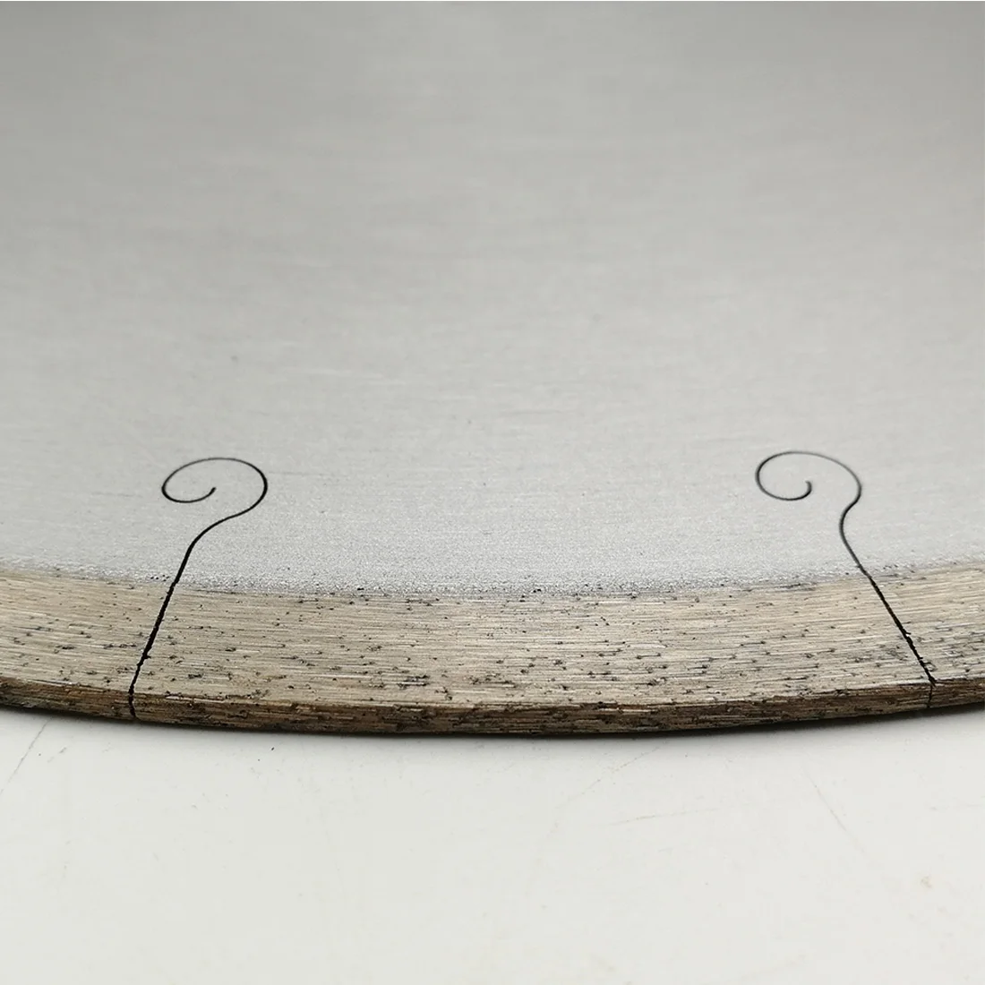 DT-DIATOOL 2pcs 200/350MM Wet Diamond Ceramic Cutting Disc Saw Blades With Hook Slot Bore 60mm with 50mm reducer for Tile Marble