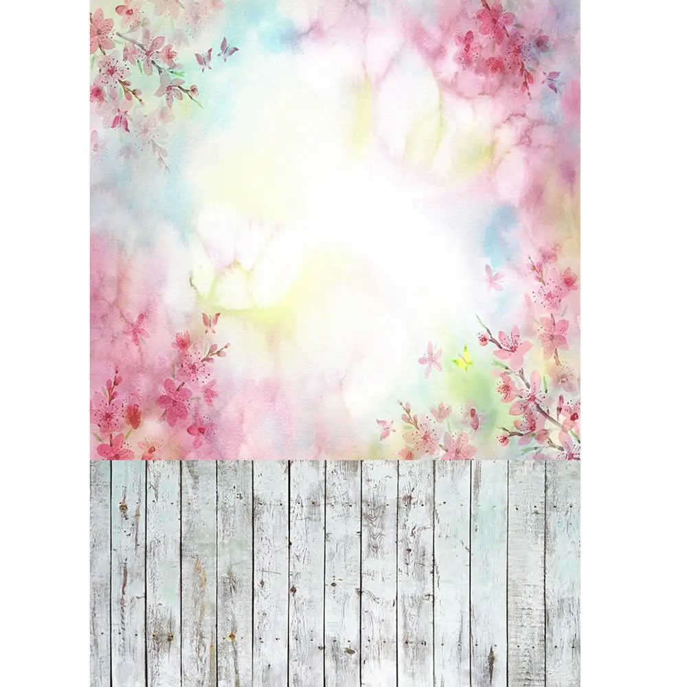 

Colorful Flowers Oil Painting Bokeh Photo Backdrop Vinyl Cloth Background for Children Baby Lovers Photography Props Photoshoot