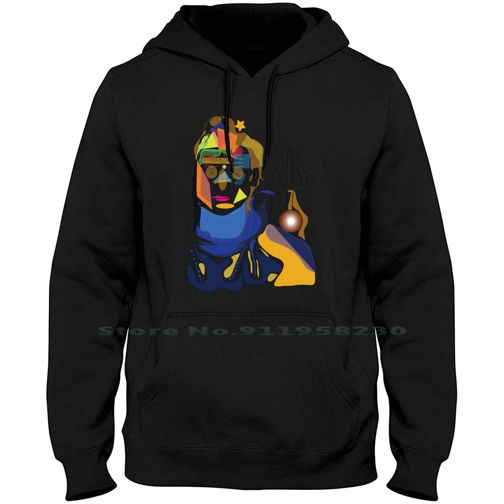 Shiva Men Women Hoodie Pullover Sweater 6XL Big Size Cotton Shiva Hiv Hi Fashion Trendy T Shirt