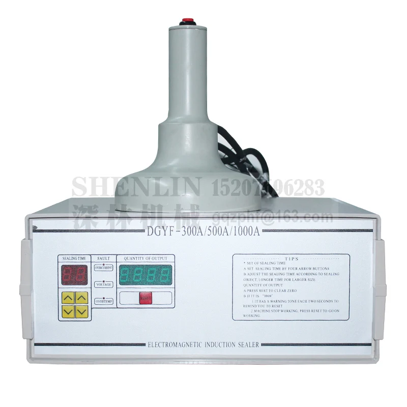 SLA1000 Fles Cap Aluminiumfolie Inductie Sealer Handleiding Cap Sealer Verpakking Machine Air-Draai Pakket Sluitmachine Verpakker