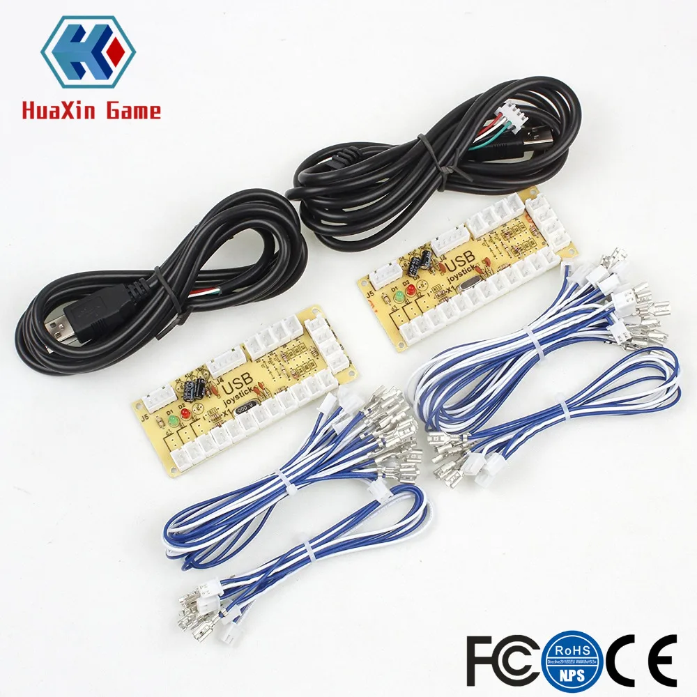 Classic Arcade Game Joystick, Push Button, DIY Parts for Mame USB Cabinet Zero Delay, USB Encoder, 8 Way HAPP Style