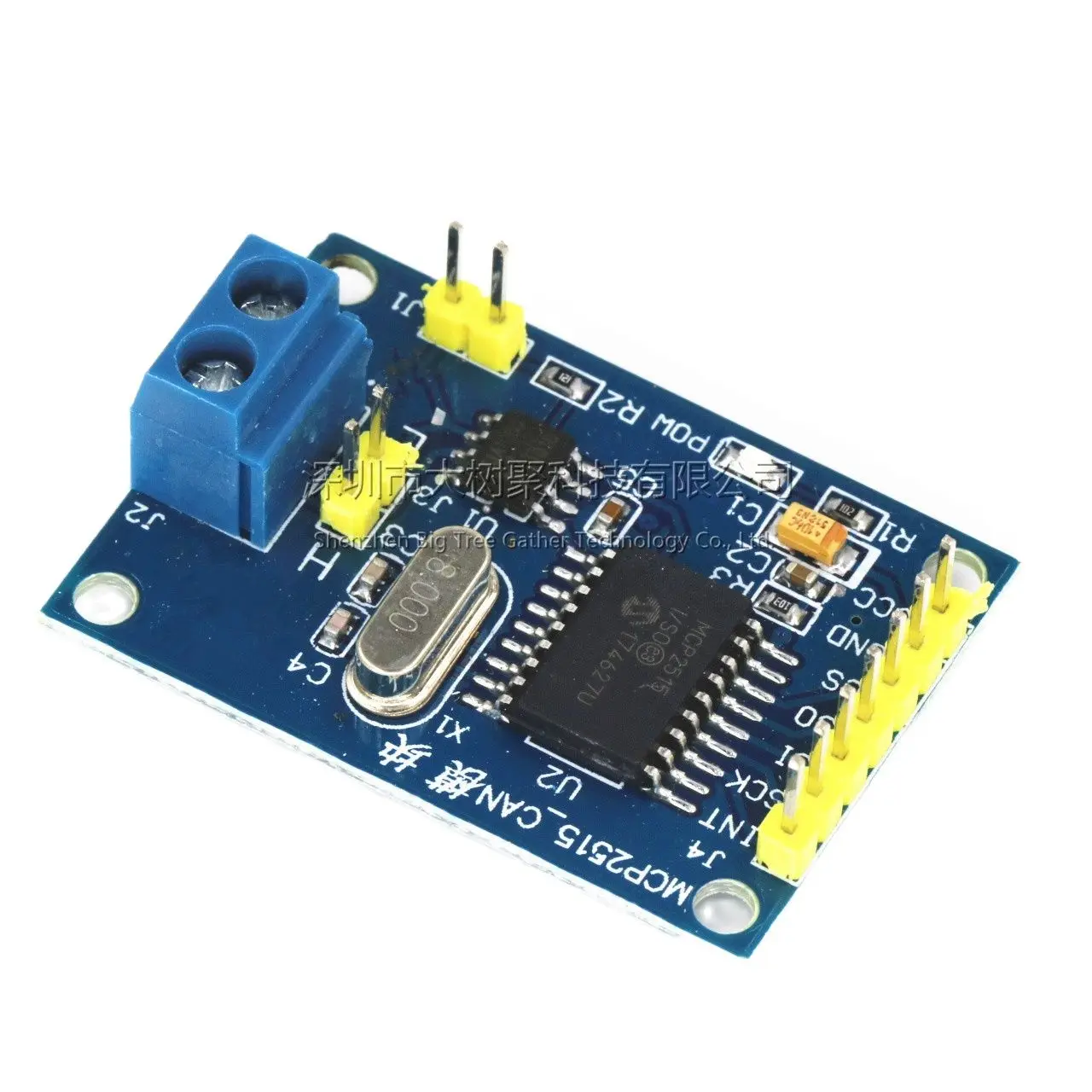 MCP2515 Có Thể Bus Mô Đun TJA1050 Thu SPI Giao Thức 51 Đơn Chip Máy Vi Tính Chương Trình Ví Dụ