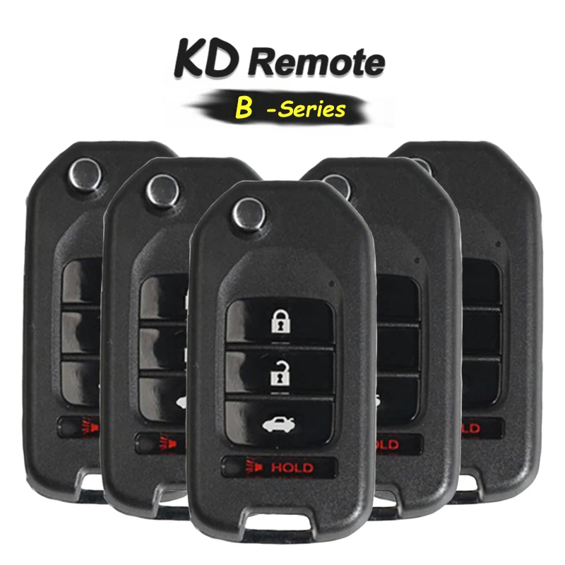 

KEYECU 5x B-Series B10 3+1 4 Button B19 Remote Control, Universal Remote Control Key for KD900 KD900+, KEYDIY Remote for B10-3+1