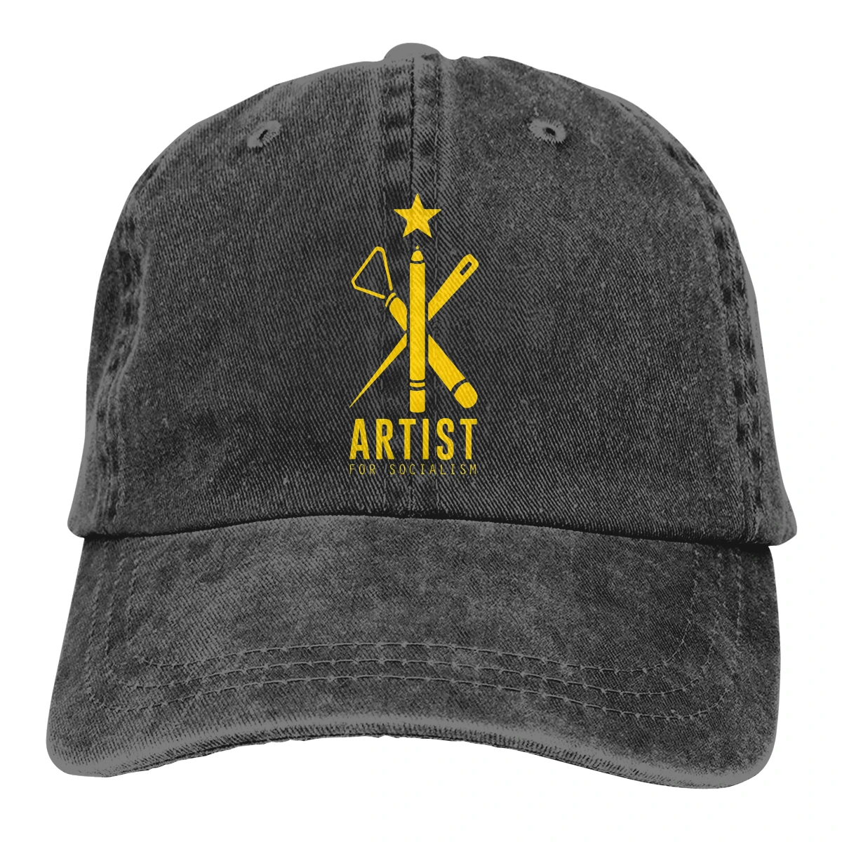 

Artist For Socialism! Baseball Cap Men Communism Marxism Socialism CCCP Caps colors Women Summer Snapback Caps