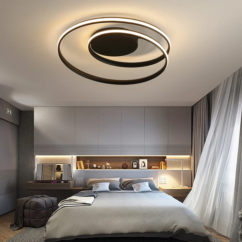 

Lustre Ceiling Lights LED Lamp For Living Room Bedroom Study Room Home Deco AC85-265V Modern White surface mounted Ceiling Lamp