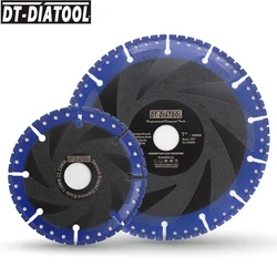 DIATOOL 2pcs Set Demolition Saw Blade Diamond Blade Cutting Disc Hole Saw For Steel Pipe Iron Rebar Hard Stone Dia 115-230mm