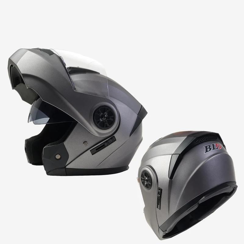 

High Quality Casco Moto Flip Up Helmet Safety Modular Motorcycle Helmets Racing Dual Lens Abs Helmet Full Face Inner Sun Visor